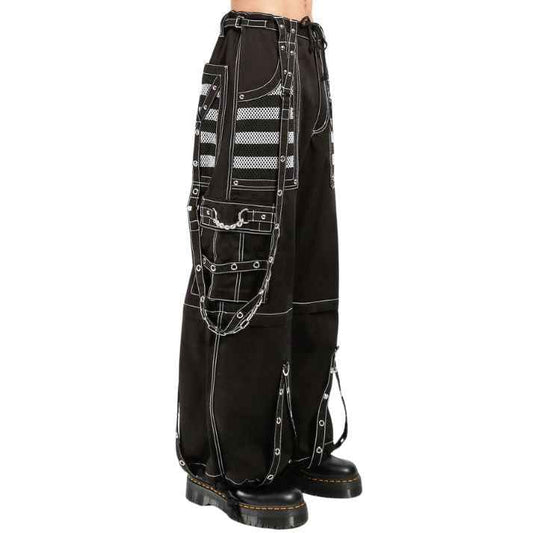 Gothic Black Gray Stylish Emo Cyber Punk Rock Pants