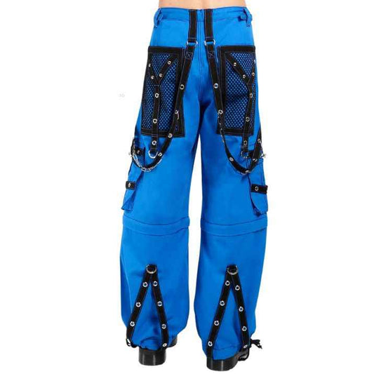 Gothic Royal Blue Stylish Emo Cyber Punk Rock Pants