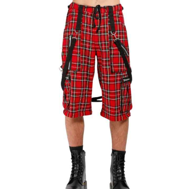 Gothic Red Stylish Emo Cyber Punk Rock Pants