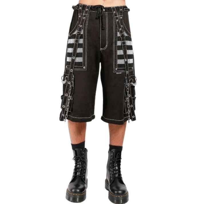 Gothic Black Gray Stylish Emo Cyber Punk Rock Pants