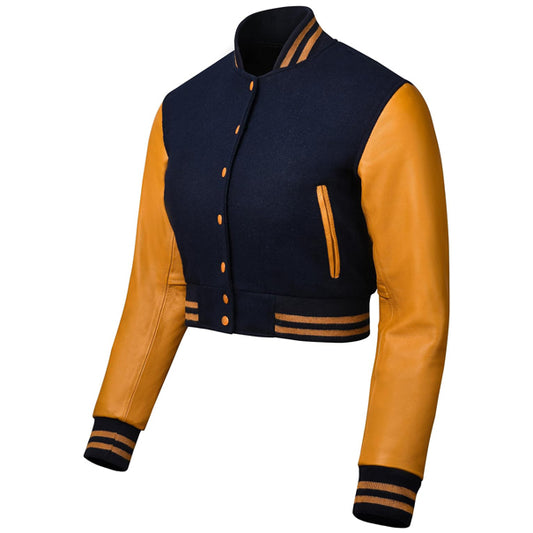 Cropped Varsity Jacket