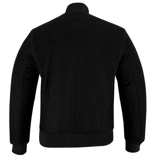 Classic - Classic Varsity Lettermen Baseball Jacket Wool Solid Black