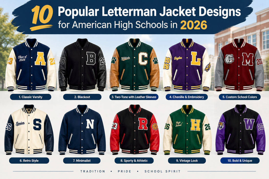 10 Popular Letterman Jacket Designs for American High Schools in 2026