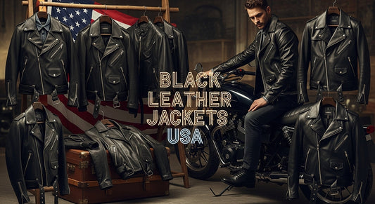 Black Leather Jackets USA: A Timeless Fashion Staple