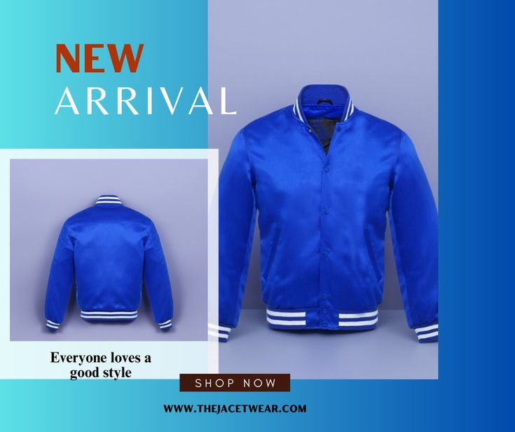 Blue Satin Jacket