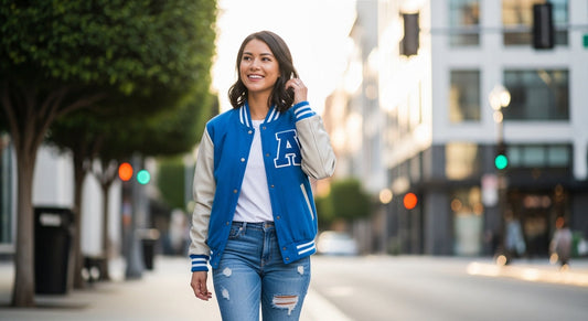 Blue Varsity Jacket