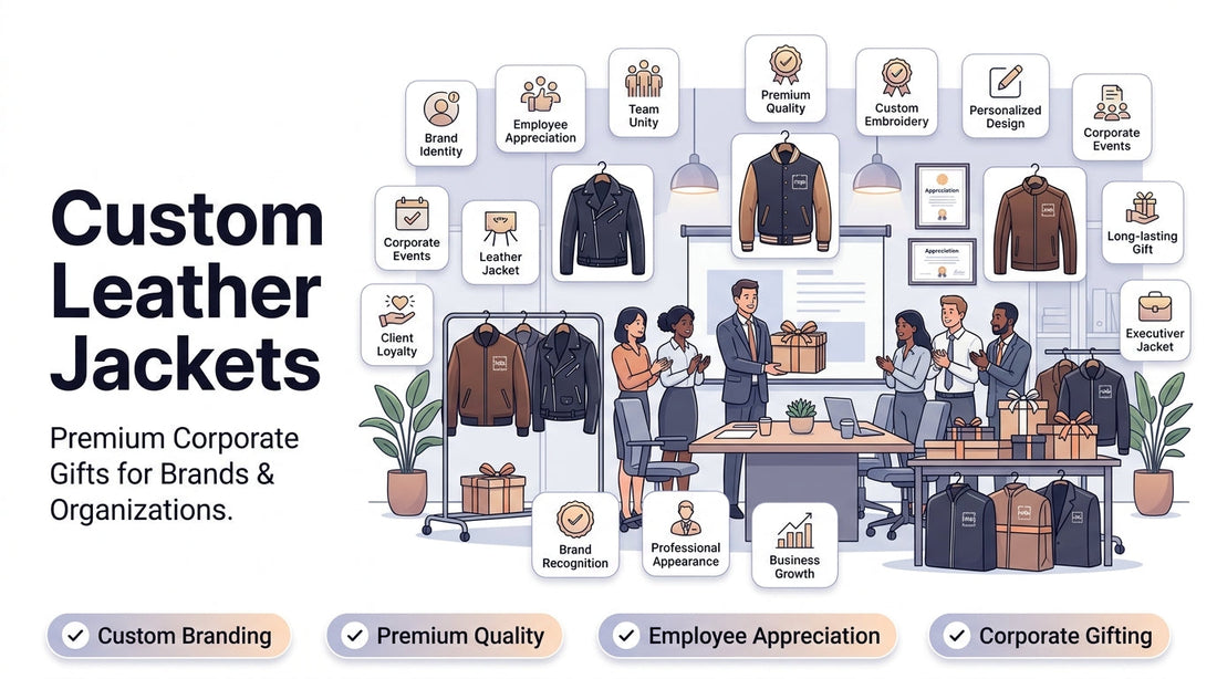 Top Benefits of Custom Leather Jackets as Corporate Gifts for Brands and Organizations