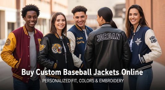 Buy Custom Baseball Jackets Online – Personalized Fit, Colors & Embroidery