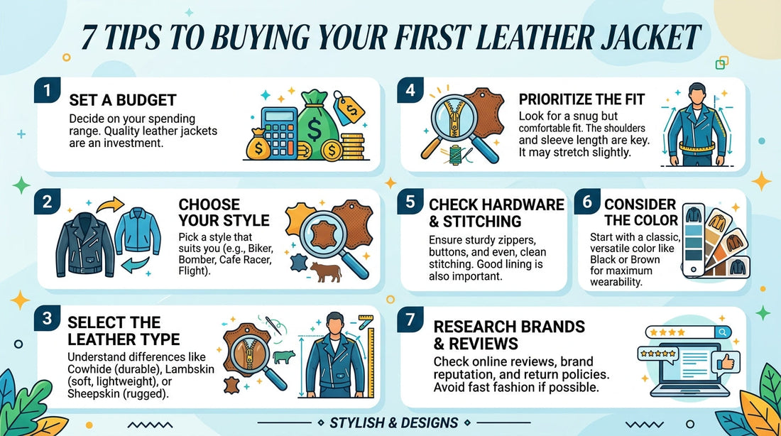 7 Tips to Buying Your First Leather Jacket