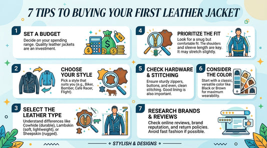 7 Tips to Buying Your First Leather Jacket