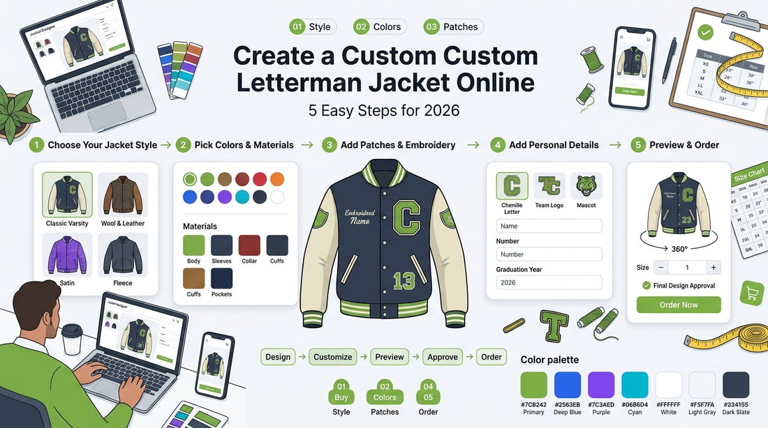How to Create a Custom Letterman Jacket Online in 5 Easy Steps: The 2026 Guide