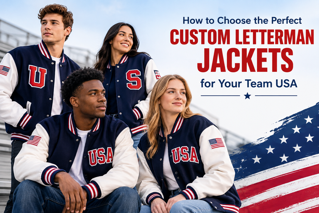 How to Choose the Perfect Custom Letterman Jackets for Your Team USA