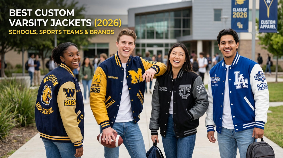 Best Custom Varsity Jackets for Schools, Sports Teams & Brands (2026)