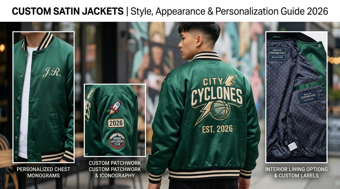 Custom Satin Jackets | Style, Appearance and Personalization Guide 2026