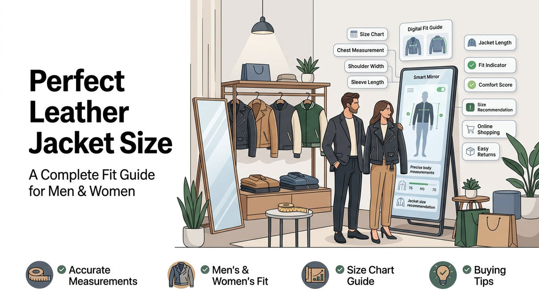 How to Choose the Perfect Leather Jacket Size: A Complete Fit Guide for Men & Women