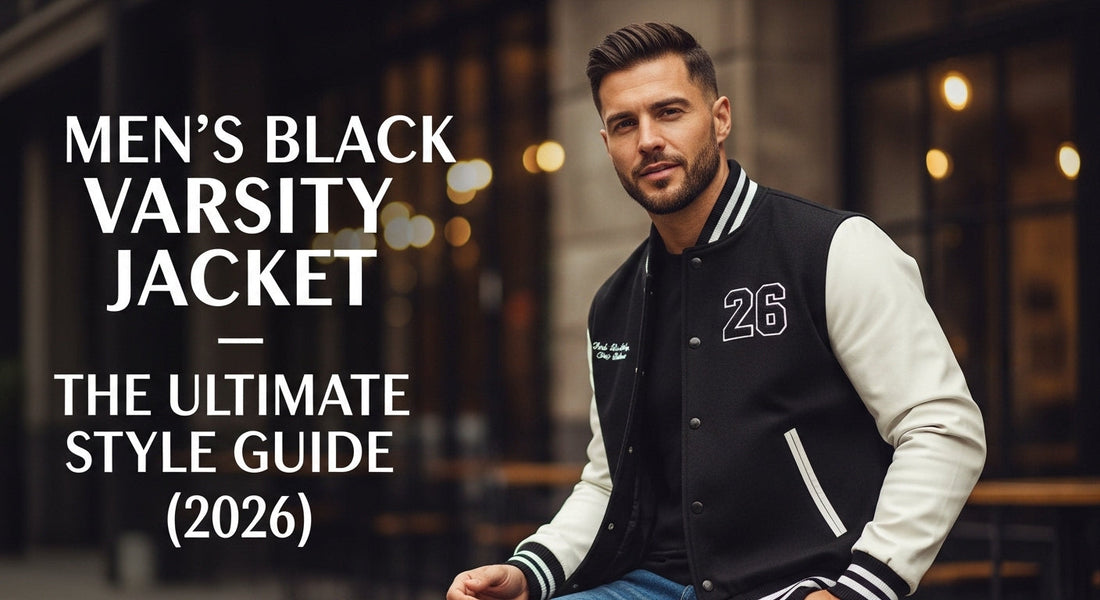 Men’s Black Varsity Jacket – The Ultimate Style Guide (2026)