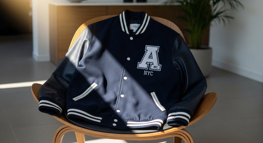 Navy Blue Varsity Jacket – Perfect Blend of Comfort & Fashion