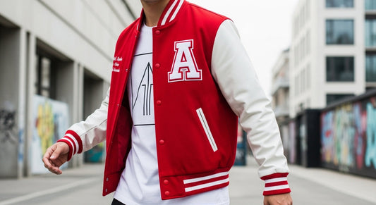 Red White Varsity Jacket