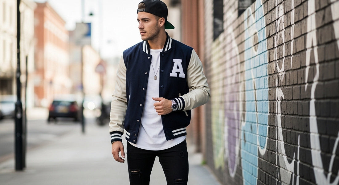 Style a Varsity Bomber Jacket