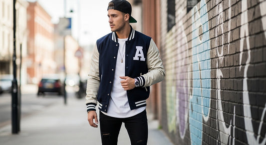 Style a Varsity Bomber Jacket