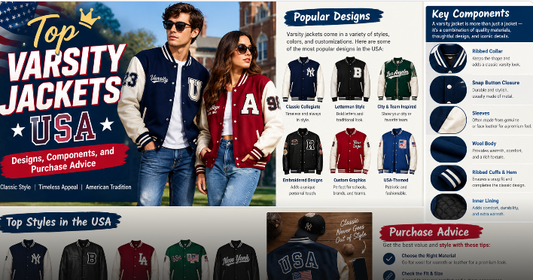Top Varsity Jackets USA: Designs, Components, and Purchase Advice