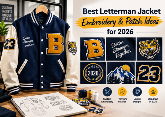Best Embroidery and Patch Ideas for a Custom Letterman Jacket