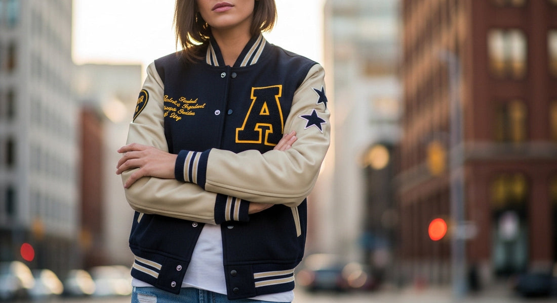 Women’s Letterman Jacket – Trendy Varsity Style for Everyday Wear