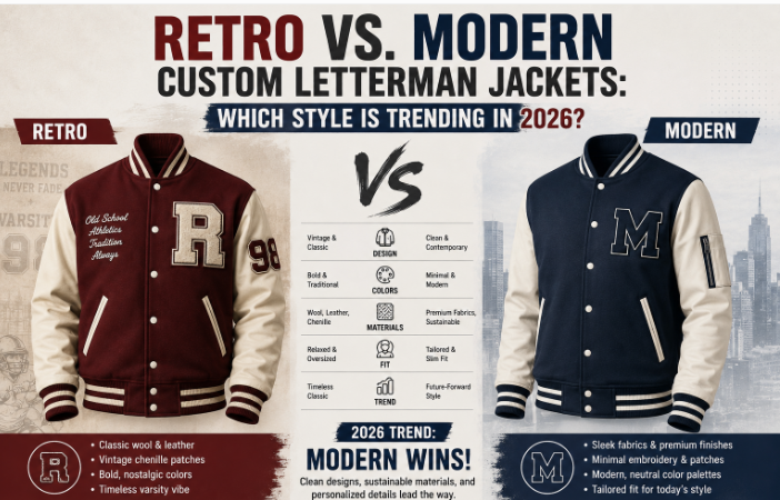 Retro vs. Modern Custom Letterman Jackets: Which Style Is Trending in 2026?