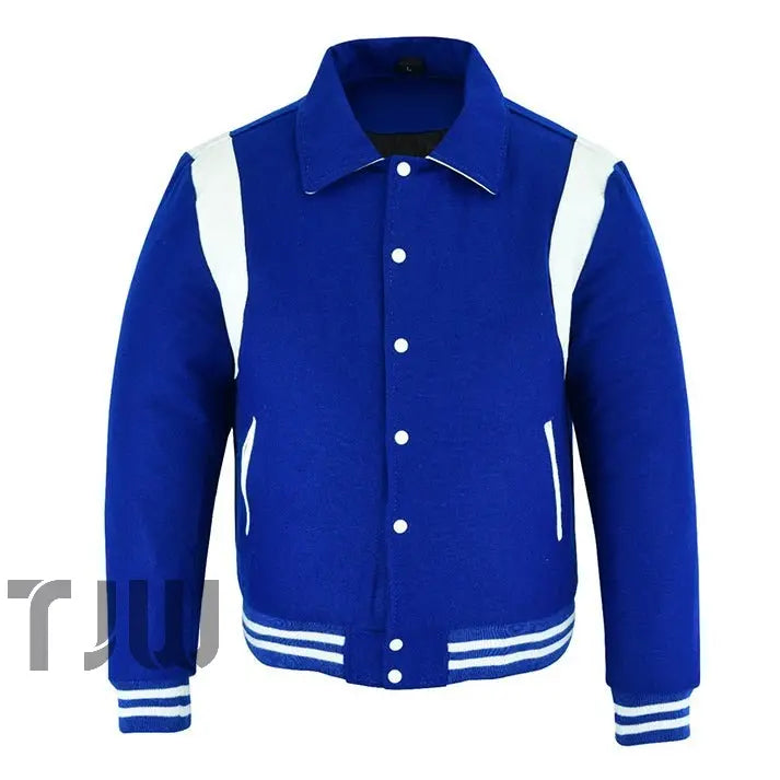 varsity jacket navy blue