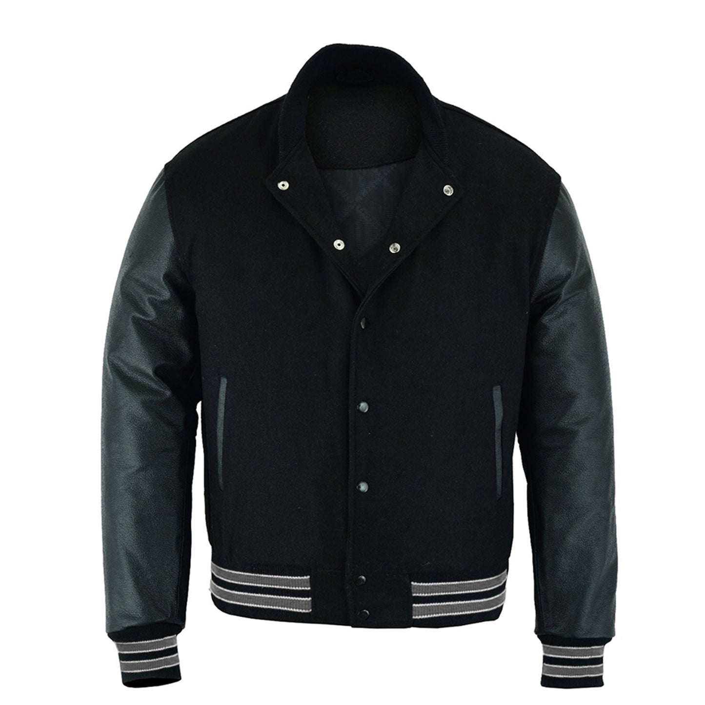 Lacoste Varsity Jacket |Black and Gray| 