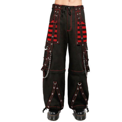 Gothic Electro Emo Pant - Black/Red