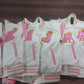 Varsity Custom Jackets in Cream and Baby pink