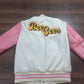 Varsity Custom Jackets in Cream and Baby pink