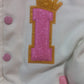 Varsity Custom Jackets in Cream and Baby pink