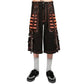 Gothic Electro Emo Pant - Black-Orange