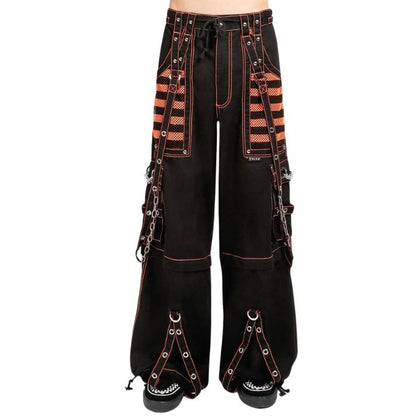 Gothic Electro Emo Pant - Black-Orange