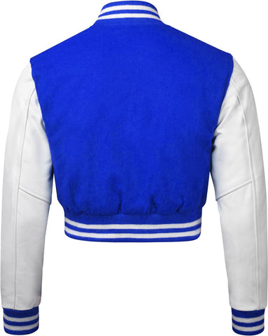 Croptop - Royal Blue/White