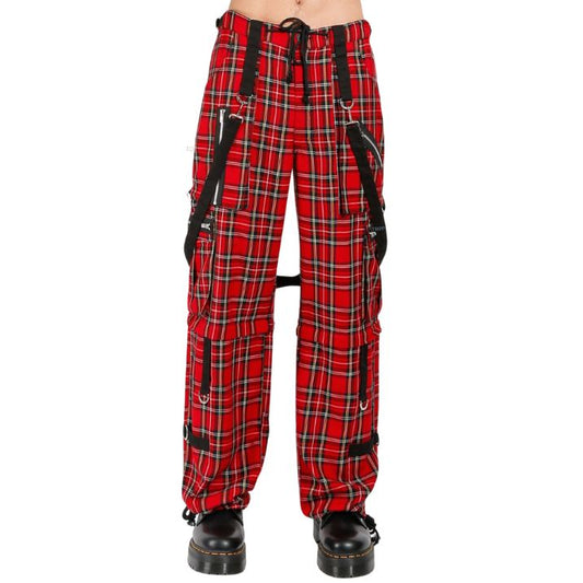 Gothic Electro Emo Pant - Red/Black