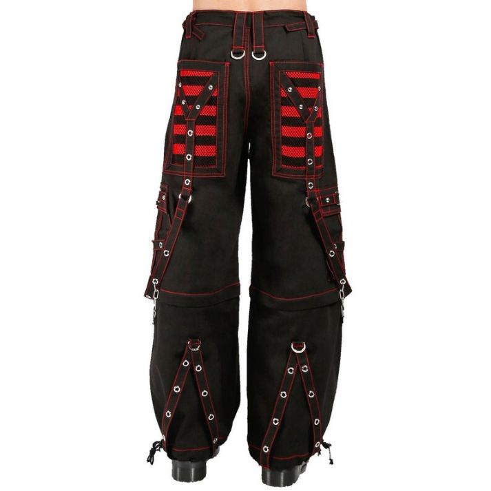 Gothic Electro Emo Pant - Black/Red