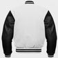 Varsity Jacket - White Black