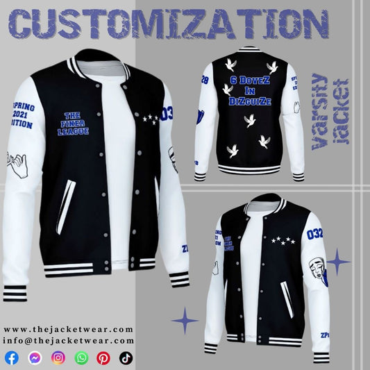 Custom Jacket White/Black