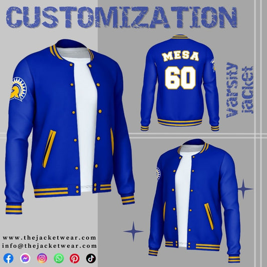 Varsity Custom Jackets in Blue