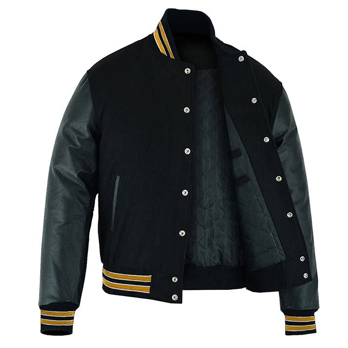 Lacoste Varsity Jacket |Black and Gold|