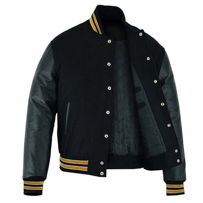 All Black Varsity Jacket