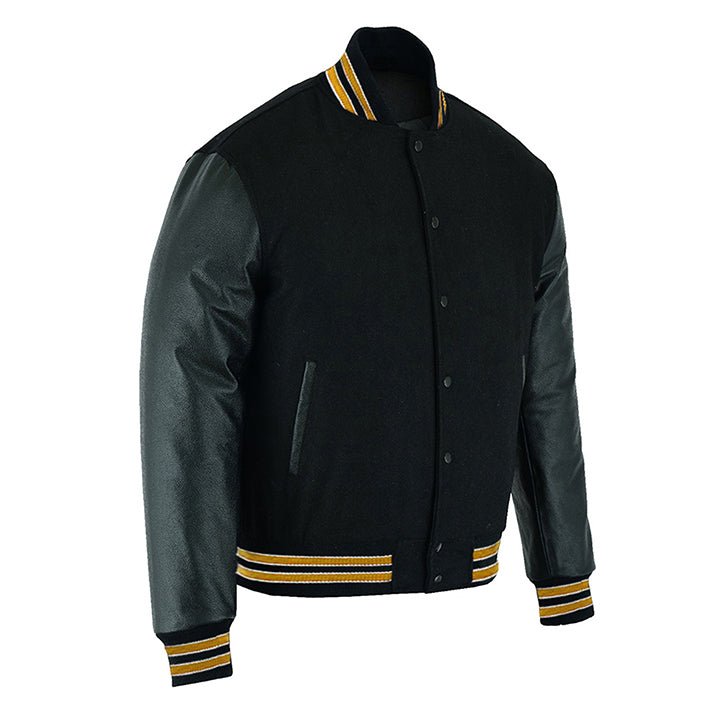 Lacoste Varsity Jacket |Black and Gold|