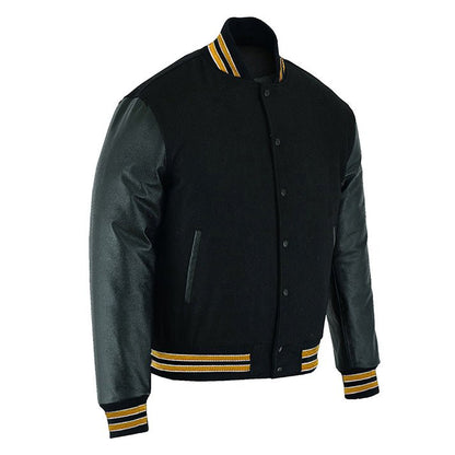 All Black Varsity Jacket