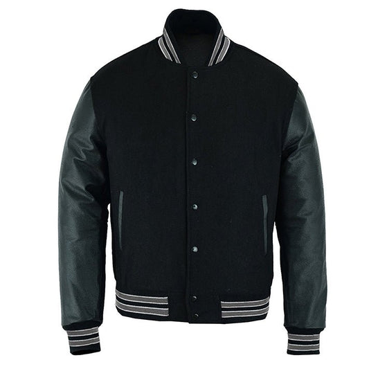 Lacoste Varsity Jacket |Black and Gray| 