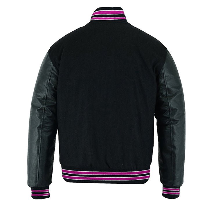 Lacoste Varsity Jacket |Black and Pink| 