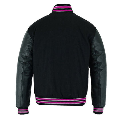 varsity jacket for men black​
