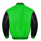 Dark Green Varsity Jacket Men's